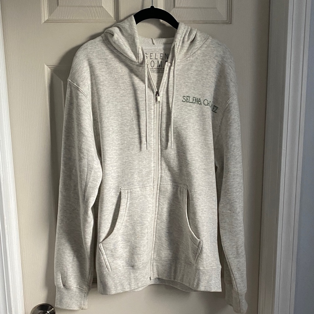 Selena Gomez Gray Hoodie Jacket